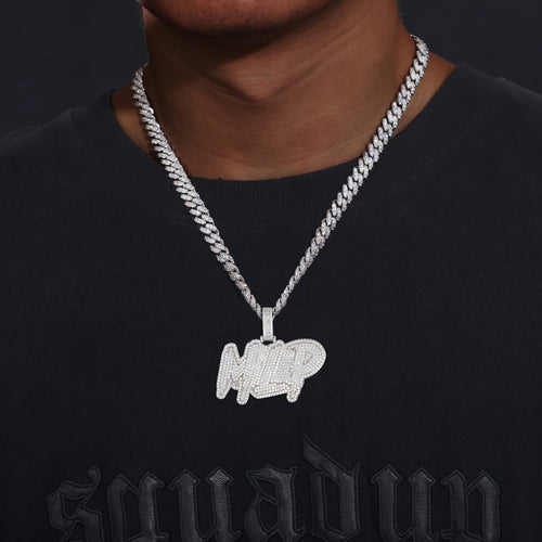 Ice Vault ATL Custom Moissanite Letter Pendant VVS1/S925